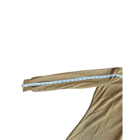 NWT Savage X Fenty Olive Metallic Sparkly Sleep & Shine Hooded One Piece Size M - Picture 11 of 13